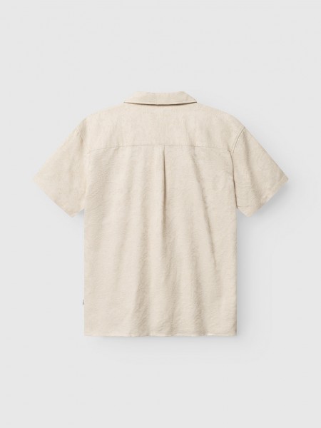 GABBA Short-sleeved shirt STEVEN CROCH SS Ecru GABBA - 2