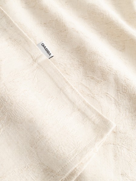 GABBA Πουκάμισο κοντομάνικο STEVEN CROCH SS Εκρού GABBA - 5