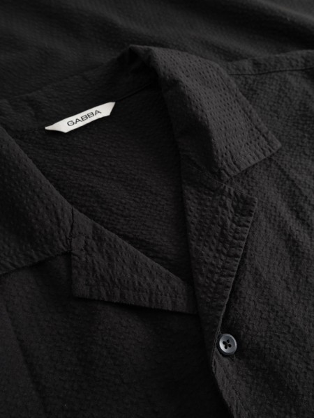 GABBA Short-sleeved shirt TIMO RESORT KER SS Black GABBA - 6