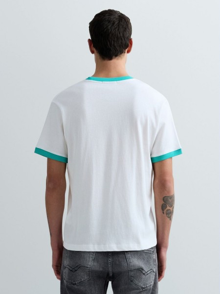 REPLAY T-shirt M3511.000.23792P Off-white REPLAY - 2