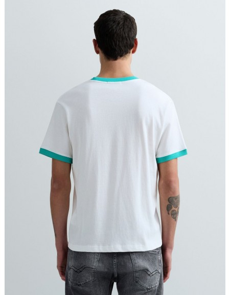 REPLAY T-shirt M3511.000.23792P Off-white REPLAY - 2