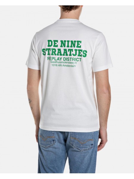 REPLAY T-shirt M3547.000.23608P Λευκό REPLAY - 2