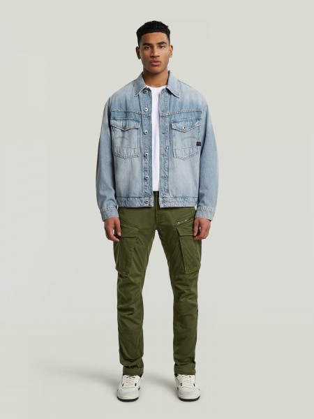 G-STAR RAW Παντελόνι cargo D02190-5126-6059 ROVIC ZIP 3D Χακί G-STAR RAW - 3