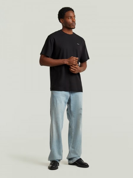 G-STAR RAW T-shirt D28609-E383-C742 TRUE STRUCTURED R T Μαύρο G-STAR RAW - 2