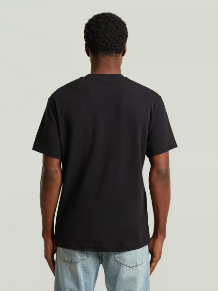 G-STAR RAW T-shirt D28609-E383-C742 TRUE STRUCTURED R T Black G-STAR RAW - 3