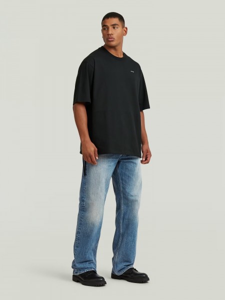 G-STAR RAW T-shirt D28697-E385-6484 WOVEN MIX LOOSE R T Black G-STAR RAW - 2