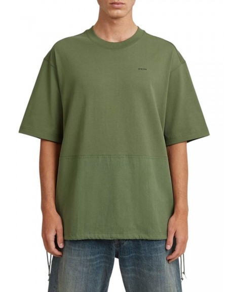 G-STAR RAW T-shirt D28697-E385-H871 WOVEN MIX LOOSE R T Olive G-STAR RAW - 1