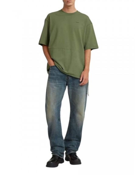 G-STAR RAW T-shirt D28697-E385-H871 WOVEN MIX LOOSE R T Olive G-STAR RAW - 2