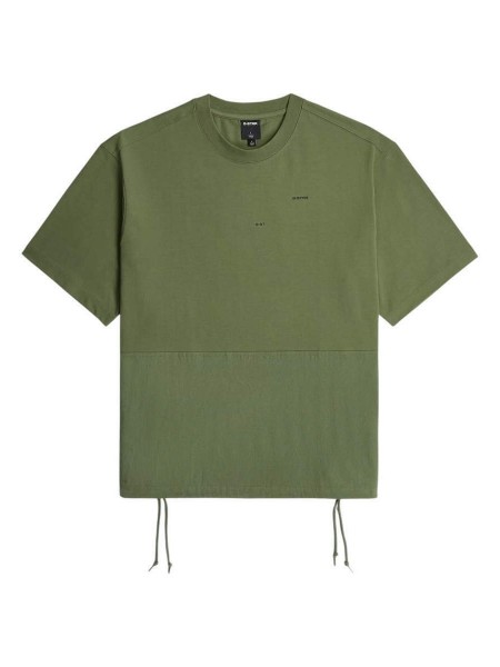 G-STAR RAW T-shirt D28697-E385-H871 WOVEN MIX LOOSE R T Olive G-STAR RAW - 6