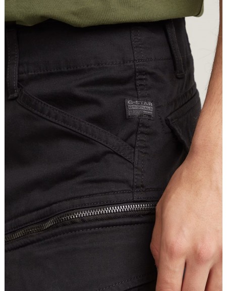 G-STAR RAW Βερμούδα cargo D08566-5126-990 ROVIC ZIP RELAXED Μαύρο G-STAR RAW - 5