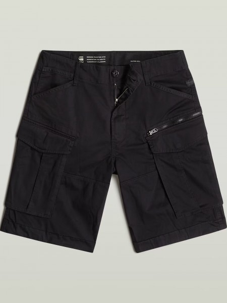 G-STAR RAW Βερμούδα cargo D08566-5126-990 ROVIC ZIP RELAXED Μαύρο G-STAR RAW - 7