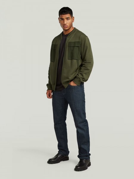 G-STAR RAW Sweatshirt D28824-E553-B230 WOVEN MIX SW Olive G-STAR RAW - 4