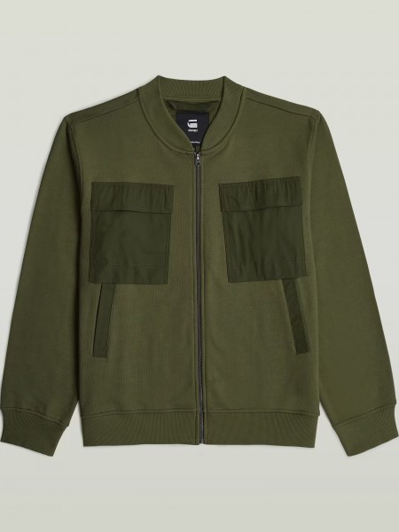 G-STAR RAW Sweatshirt D28824-E553-B230 WOVEN MIX SW Olive G-STAR RAW - 7