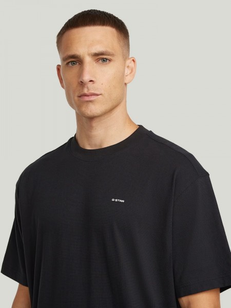 G-STAR RAW T-shirt D28588-D593-6484 RELAXED BASE R T Μαύρο G-STAR RAW - 2