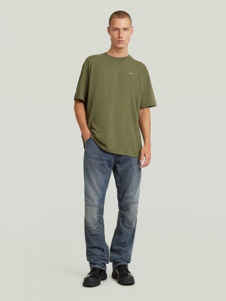 G-STAR RAW T-shirt D28588-D593-H871 RELAXED BASE R T Λαδί G-STAR RAW - 4