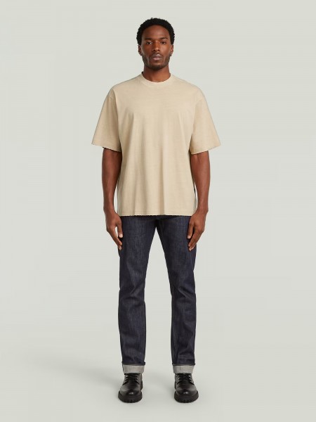 G-STAR RAW T-shirt D28605-E401-H970 BACK GR LOOSE R T Beige G-STAR RAW - 2