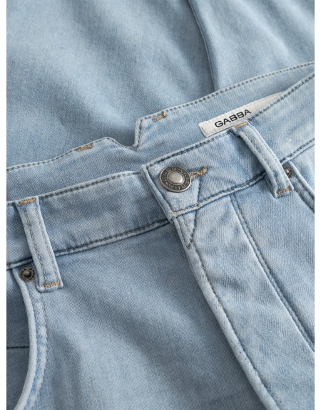 GABBA Jean παντελόνι ALEX DYNAMIC CROPPED Μπλε denim GABBA - 4