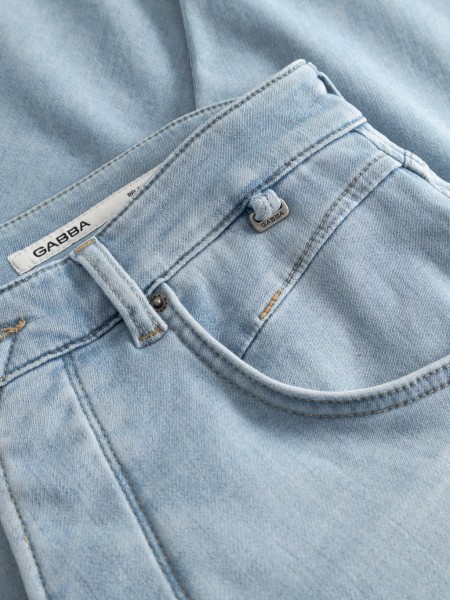 GABBA Jean pants ALEX DYNAMIC CROPPED Blue denim GABBA - 5