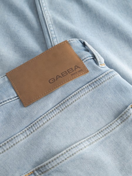 GABBA Jean παντελόνι ALEX DYNAMIC CROPPED Μπλε denim GABBA - 6