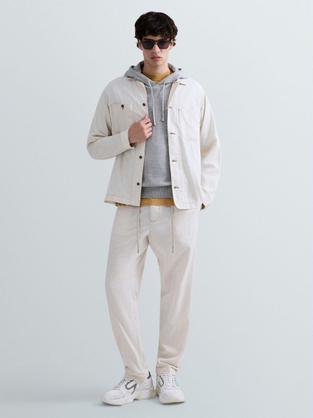 REPLAY Παντελόνι M9044.000.238 07A Μπεζ REPLAY - 3