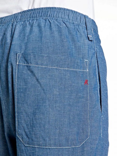 REPLAY Linen pants M9044.000.248 07A Blue REPLAY - 5