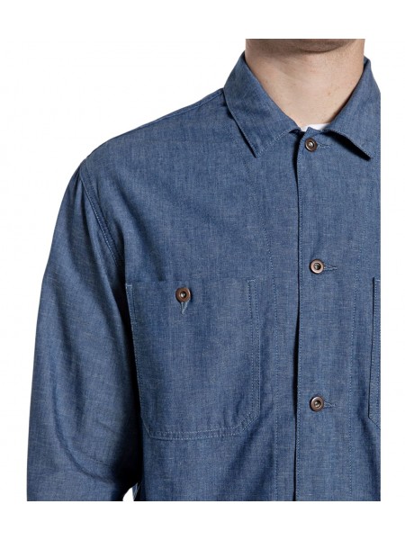 REPLAY Πουκάμισο - Jacket MV864E.000.248 07A Μπλε REPLAY - 2