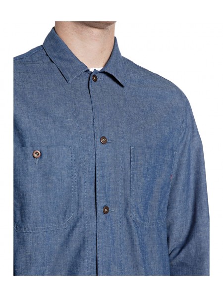 REPLAY Πουκάμισο - Jacket MV864E.000.248 07A Μπλε REPLAY - 3