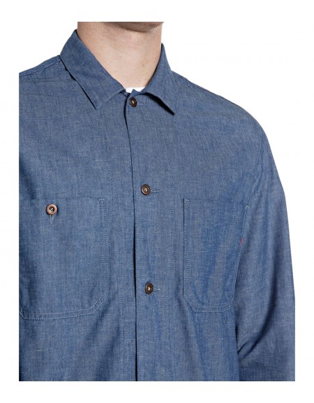 REPLAY Πουκάμισο - Jacket MV864E.000.248 07A Μπλε REPLAY - 3