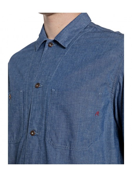 REPLAY Πουκάμισο - Jacket MV864E.000.248 07A Μπλε REPLAY - 4