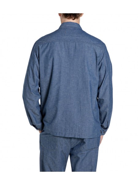 REPLAY Πουκάμισο - Jacket MV864E.000.248 07A Μπλε REPLAY - 6