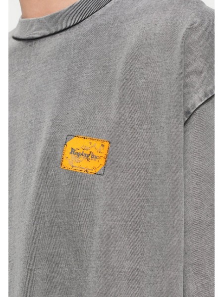 REPLAY INC T-shirt KU6047.000.D23846D Γκρι REPLAY - 6
