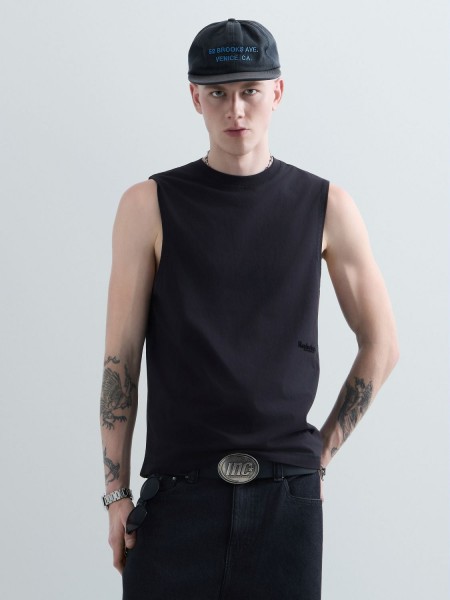 REPLAY INC T-shirt αμάνικο KU6040.000.D23608P Μαύρο REPLAY - 1