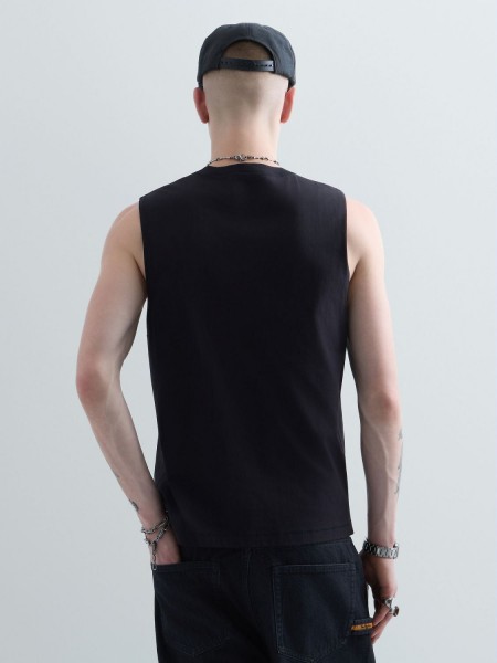 REPLAY INC T-shirt αμάνικο KU6040.000.D23608P Μαύρο REPLAY - 3
