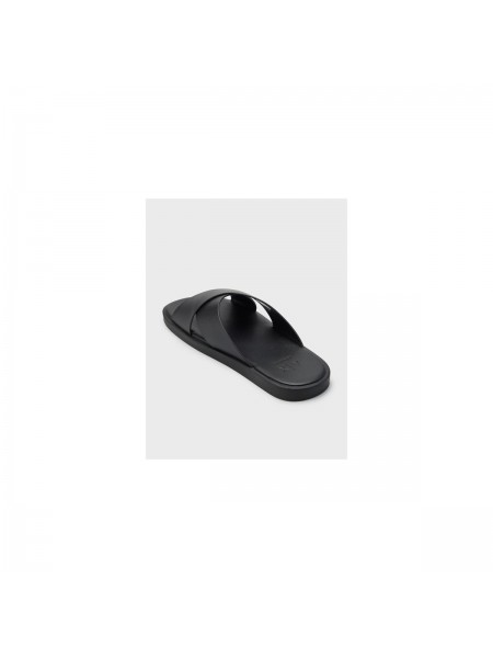 ARMANI EXCHANGE Leather sandal XM002619AF10848 Black Armani Exchange - 3