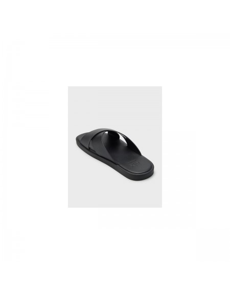 ARMANI EXCHANGE Leather sandal XM002619AF10848 Black Armani Exchange - 3
