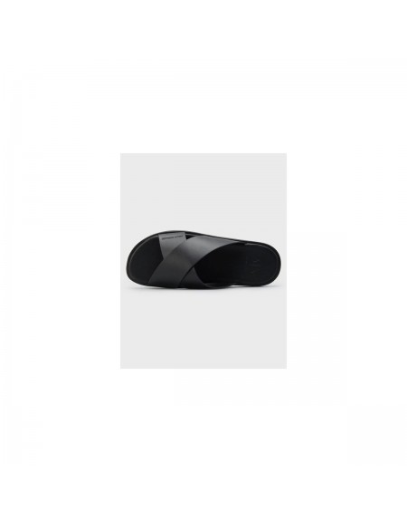 ARMANI EXCHANGE Leather sandal XM002619AF10848 Black Armani Exchange - 4