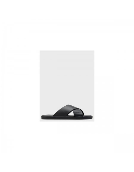 ARMANI EXCHANGE Leather sandal XM002619AF10848 Black Armani Exchange - 2