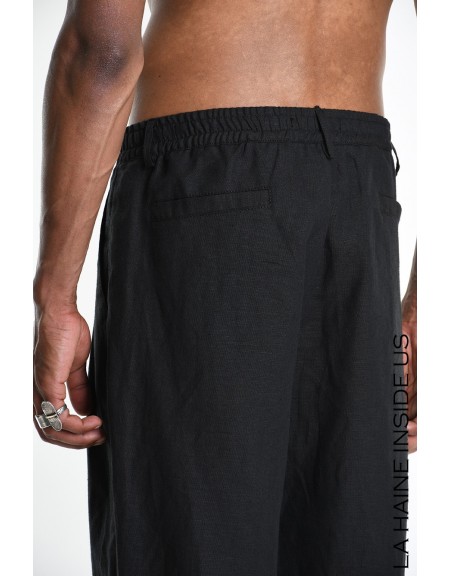 LA HAINE 3P Pants LM1260 Black LA HAINE - 5