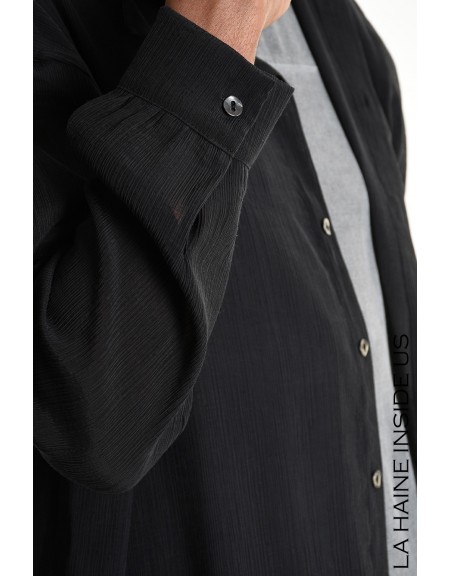 LA HAINE Shirt 3R LM1234 Black LA HAINE - 7