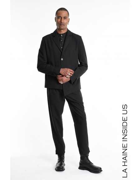 LA HAINE Single-button jacket 3R LM1232 Black LA HAINE - 9