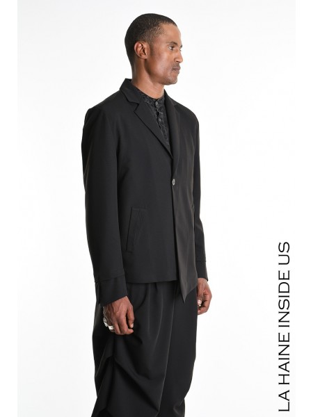 LA HAINE Single-button jacket 3R LM1232 Black LA HAINE - 3