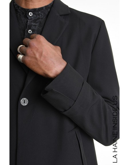 LA HAINE Single-button jacket 3R LM1232 Black LA HAINE - 6