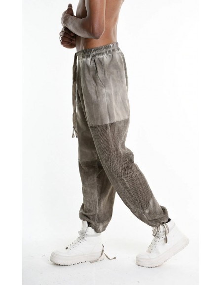 LA HAINE Pants 3B LM1270 Beige - Brown LA HAINE - 2