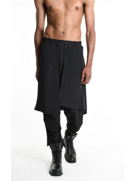 LA HAINE Pants 3R LM1233 Black LA HAINE - 3