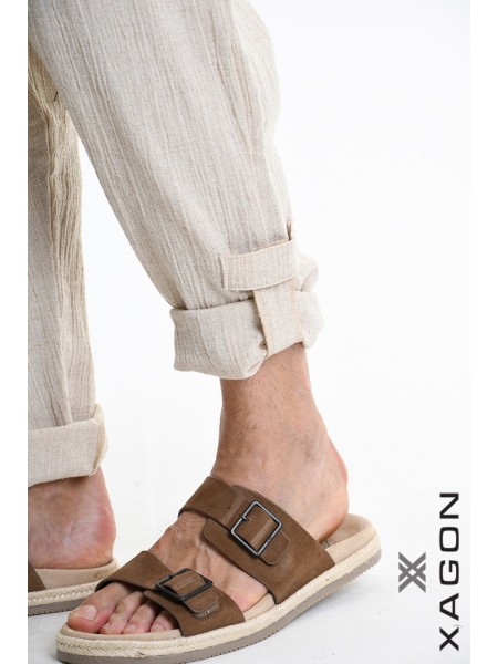 XAGON MAN Παντελόνι 2JX2713 Μπεζ XAGON MAN - 5
