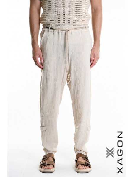 XAGON MAN Παντελόνι 2JX2713 Μπεζ XAGON MAN - 1