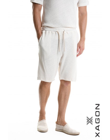 XAGON MAN Βερμούδα 2MD508B Εκρού XAGON MAN - 3