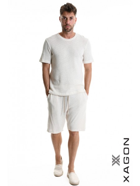 XAGON MAN Βερμούδα 2MD508B Εκρού XAGON MAN - 7