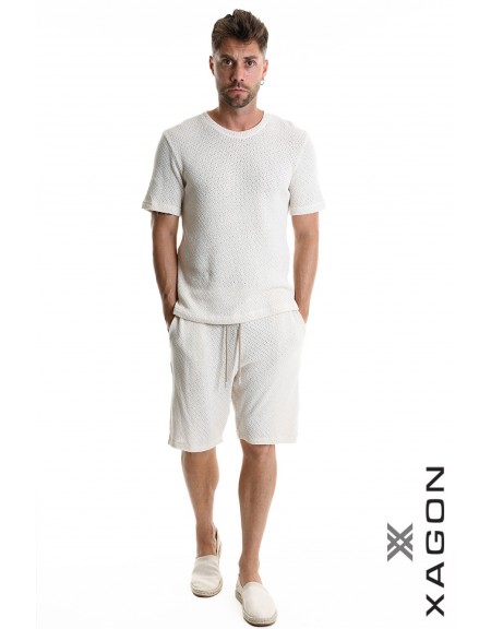XAGON MAN Βερμούδα 2MD508B Εκρού XAGON MAN - 7