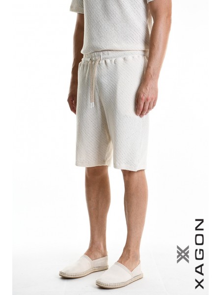 XAGON MAN Βερμούδα 2MD508B Εκρού XAGON MAN - 4